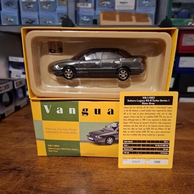 Vanguards Corgi 1:43 Subaru Legacy RS-R Turbo Serie 1 Gris Pizarra VA11803 Foto 1 de 4