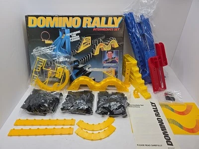 Vintage 1989 Pressman Domino Rally Intermediate Set Game Toy Stunts - New - Image 1 of 4