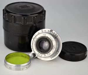 SERVICED! KMZ SOVIET USSR INDUSTAR-50 COLLAPSIBLE RANGEFINDER LENS f3.5/50 M39 - Picture 1 of 9