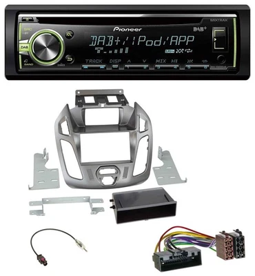 Pioneer DAB USB MP3 AUX CD Autoradio für Ford Transit Connect mit Display 12-18 - Bild 1 von 4