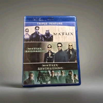 The Matrix / Matrix Reloaded / Matrix Revolution Blu-ray, 2013, 3-Disc Set Keanu - Image 1 of 4