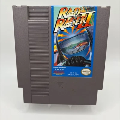 NES Rad Racer II (1990)  TESTED/WORKING - Image 1 of 3
