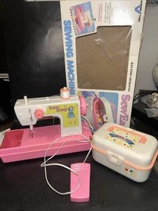 Vintage Vision Toys Hand Operated Sewing Machine Toy w Original Box - Picture 1 of 7