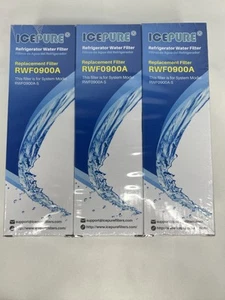 ICEPURE Refrigerator Water Filter RWF0900A 3 Pack/New - Picture 1 of 5