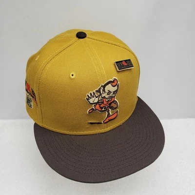 New Era Cleveland Browns NFL Brushed Bronze 59FIFTY Fitted Hat W/pin Size 7 1/2 - Image 1 of 4