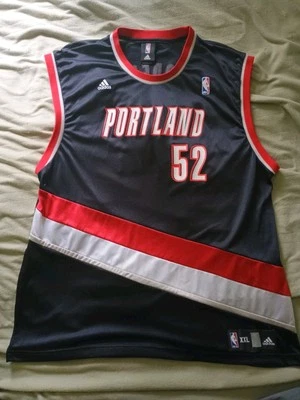 Camiseta deportiva Greg Oden Adidas NBA Portland Trail Blazers #52 talla 2XL USADA EN EXCELENTE ESTADO  Foto 1 de 3