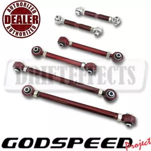 FOR BMW 06-11 3-SERIES E90 E92 E93 GSP ADJUSTABLE REAR CAMBER+TOE+LATERAL KIT - Picture 1 of 4