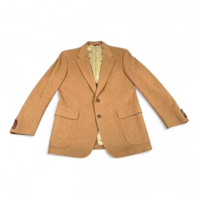 Vintage Cricketeer Jacket Adult LARGE Brown Sport Coat Blazer Wool USA Union 60s - Image 1 of 4