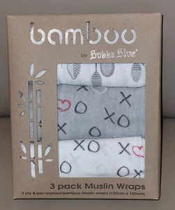 Bamboo by Bubba Blue - 3 Pack Muslin Wraps - Picture 1 of 2