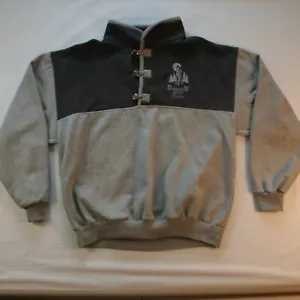 Cityscape Fleece Jacket Size Large Pullover Light Grey Dawson City Yukon CA02282 - Picture 1 of 11