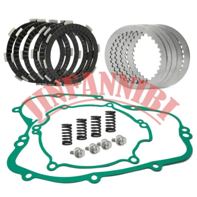 Clutch Plates w/ Springs Gaskets Kit for Kawasaki KX80 KX85 KX100 KX112 1998-24 - Image 1 of 4