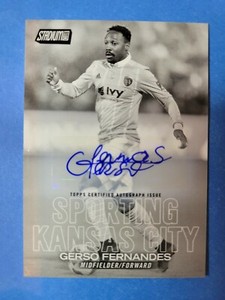 2018 Topps Stadium Club MLS Black & White Auto 82/99 Gerso Fernandes, #57