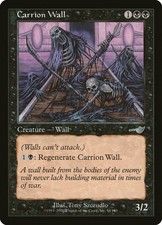 FOIL Carrion Wall | MtG Magic Nemesis | English | Near Mint