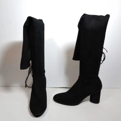 NEW Stuart Weitzman Margotland Genuine Suede Over The Knee High Heel Boots Shoes - Image 1 of 4