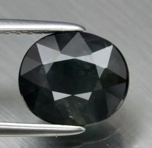 SAPPHIRE 2.09ct Bluish Green Oval 8.3x7.2mm Natural Untreated from Madagascar - Picture 1 of 6