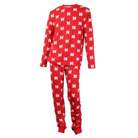 Mens Nebraska Cornhuskers Matching PJs Family Matching Pajamas Cover