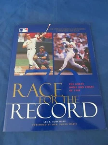 Vintage 1998 Race for the Record MLB Book Mark McGwire Sammy Sosa - Picture 1 of 8