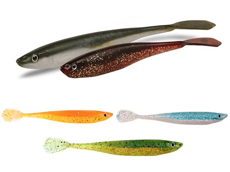 Strike Pro Vertical Gunslinger 10cm 4g 8 Stück Gummiköder FARBEN  - Bild 1 von 1