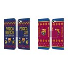 FC BARCELONA CHRISTMAS JUMPER LEATHER BOOK WALLET CASE FOR APPLE iPOD TOUCH MP3