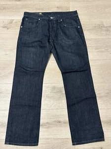 Zoo York Brooklyn Unbreakable Jeans Men’s Size 36 x 32 Button Fly Dark Wash Blue - Picture 1 of 9