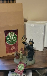 American Chestnut Folk Art VTG 1999 Black Bear Welcome Open House AM1109 - Picture 1 of 4