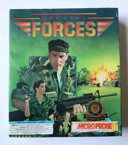 Special Forces 1992 PC Game, Strategy Game IBM Microprose 3.5" 5.25" disk - Picture 1 of 20