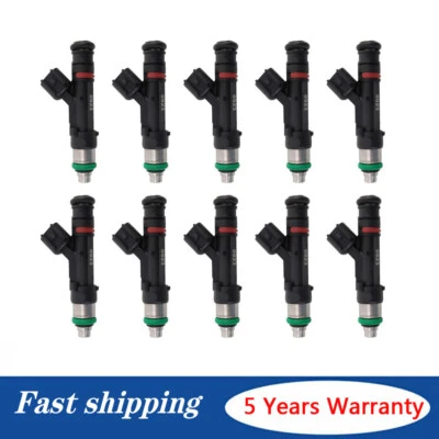 Топливная форсунка 5W7Z9F593AA FJ766 для 2008-2019 E-350 E-450 Super Duty 6,8 л 10 шт. - Изображение 1 из 4
