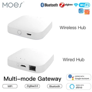 MOES Tuya ZigBee BLE Multi-Modo Smart Gateway WLAN Mesh Hub Home Control Center - Imagen 1 de 22