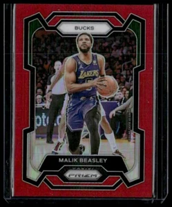 2023-24 Panini Prizm: Prizms Red #237 Malik Beasley - Picture 1 of 2