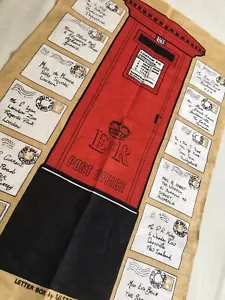 Elizabeth 11 Postbox London Geschirrtuch Leinen Briefkasten von Ulster - Bild 1 von 12