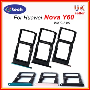Para Huawei Nova Y60 WKG-LX9 Doble SIM y Tarjeta SD Bandeja Adaptador Enchufe - Imagen 1 de 1