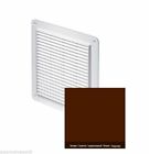 Brown Air Vent Grille Metal 250mm x 250mm T28BR