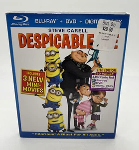Despicable Me ~ Blu-ray 2010 + DVD ~ Voice by: Steve Carell w/sleeve - Picture 1 of 3
