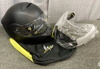 NEW SCORPION EXO 75-20282X EXO-GT930 EXO-Com Modular Helmet Matte Black XXL - Image 1 of 4