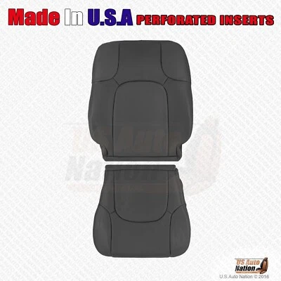 Driver Bottom & Top Leather Cover Black For 2005 2006 2007 2008 Nissan Frontier Foto 1 de 4