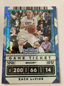 2020 Panini Contenders Game Ticket Green Foil Reactive #25 Zach Lavine - Picture 1 of 3