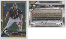 2018 Bowman Chrome National Convention Gold Prism Refractor /50 Matt Olson