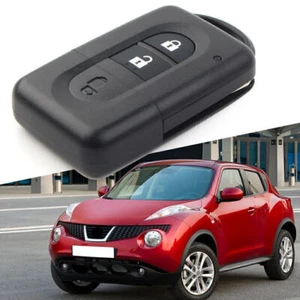 2 Button Remote Car Key Shell Case For Nissan Micra Xtrail Qashqai Juke Fob - Picture 1 of 8