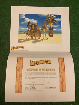 Litografía coleccionable DreamWorks Madagascar, exclusiva de Best Buy, 2005 SIN SELLAR Foto 1 de 4