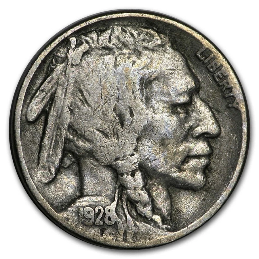 1928 S - Buffalo Nickel - G/VG - Image 1 of 1