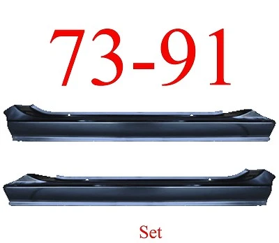 73 91 Chevy Blazer Slip-on Rocker Set Panel, GMC Jimmy Suburban Both Sides! - Image 1 of 4