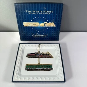 2014 WHITE HOUSE Historical Association TRAIN Christmas Ornament WarrenG Harding - Picture 1 of 5