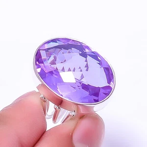 Alexandrite Gemstone 925 Sterling Silver Handmade Ring S.6 R_9380_157_60 - Picture 1 of 2