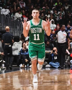 Payton Pritchard on Court Gesture Boston Celtics 8x10 NBA Basketball Photo - Picture 1 of 1