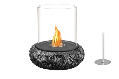 BAUGRO Feuerschale,Dekokamin,Tischkamin,Bioethanol,Tischfeuer,Tenderflame