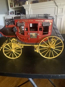 Franklin Mint Wells Fargo & Co Overland Stagecoach ” Diecast Missing Access - Picture 1 of 13