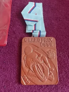 Alte Motorsport Medaille: GRAND PRIX BRNO * MotoGP Motorrad - 1983 CSSR, Brünn - Bild 1 von 3