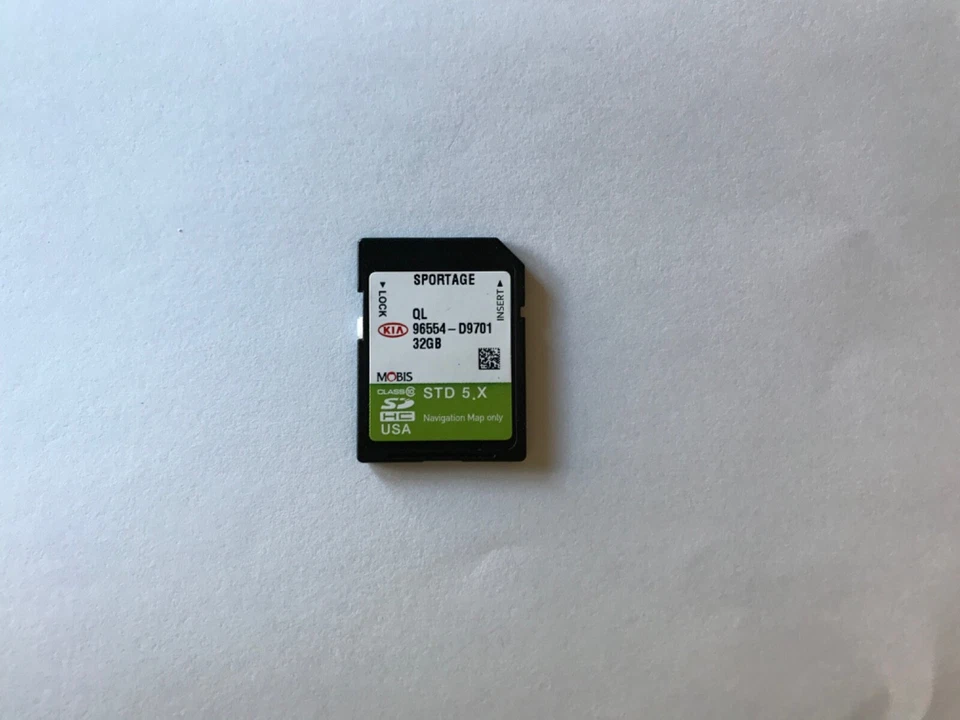 2018 2019 sportage Navigation SD CARD MAP DATA MEMORY 96554-D9701 USA map OEM - Image 1 of 1