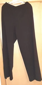 Dressy black slacks, XL - Picture 1 of 3