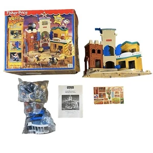 1996 Fisher Price Great Adventures Wild West Western Cowboy Town Neu Open Box - Bild 1 von 19